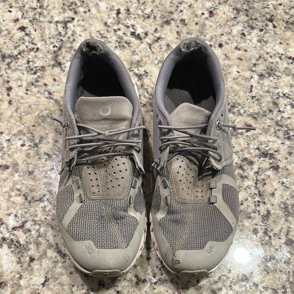 Women’s Cloud Running Gray Athletic Shoe (Cloud 5)